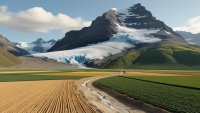 Del hielo a la sequía: el efecto dominó del derretimiento de los glaciares en la producción de alimentos
